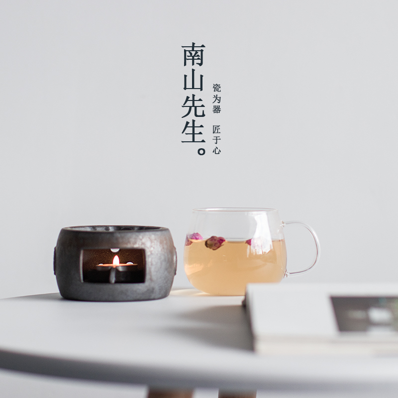 Mr Nan shan gold tea stove small ceramic temperature tea, scented tea insulation heating household candles tea stove