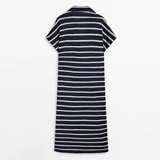 Летняя футболка polo, длинное платье