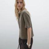 Летняя легкая и тонкая трикотажная футболка polo