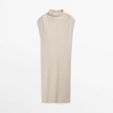 Осеннее демисезонное кашемировое платье, свободный крой