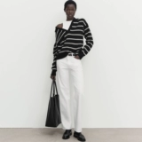 Осенний демисезонный шерстяной трикотажный свитер для отдыха, воротник поло