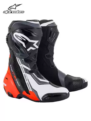 A Star 2021 professional track boots locomotive riding boots locomotive boots anti-fall racing boots SUPERTECH R