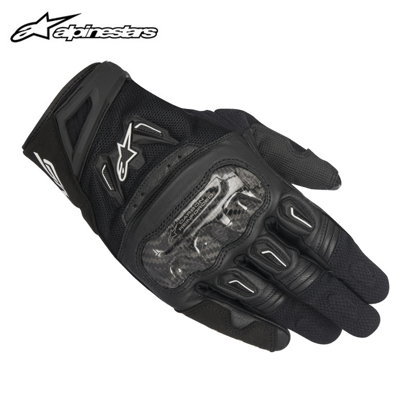 Мотоперчатки Alpinestars SMX-2 Air Carbon V2 черно-красно-белые S