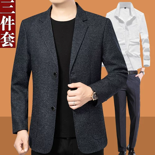 Весенняя куртка, комплект, демисезонный пиджак классического кроя для отдыха, классический костюм