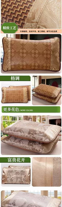 Áo gối chiếu là duy nhất. Tự nhiên một phong cách Châu Âu một gối sofa vỏ gối mảnh mây tre trẻ em đơn - Gối trường hợp