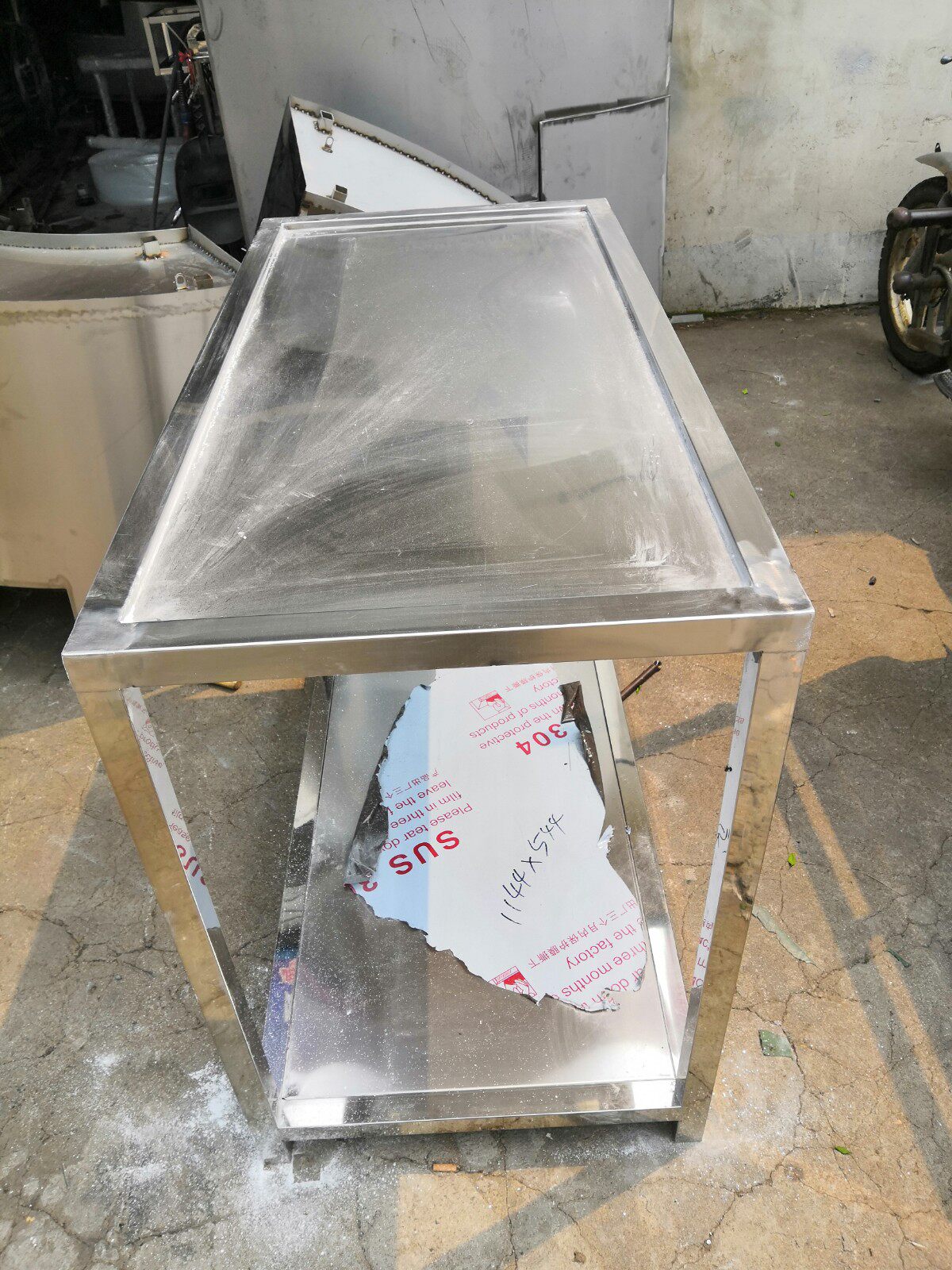 Stainless steel coffee table rack shelf console rack iron rack counter shelf special-shaped storage rack special-shaped console