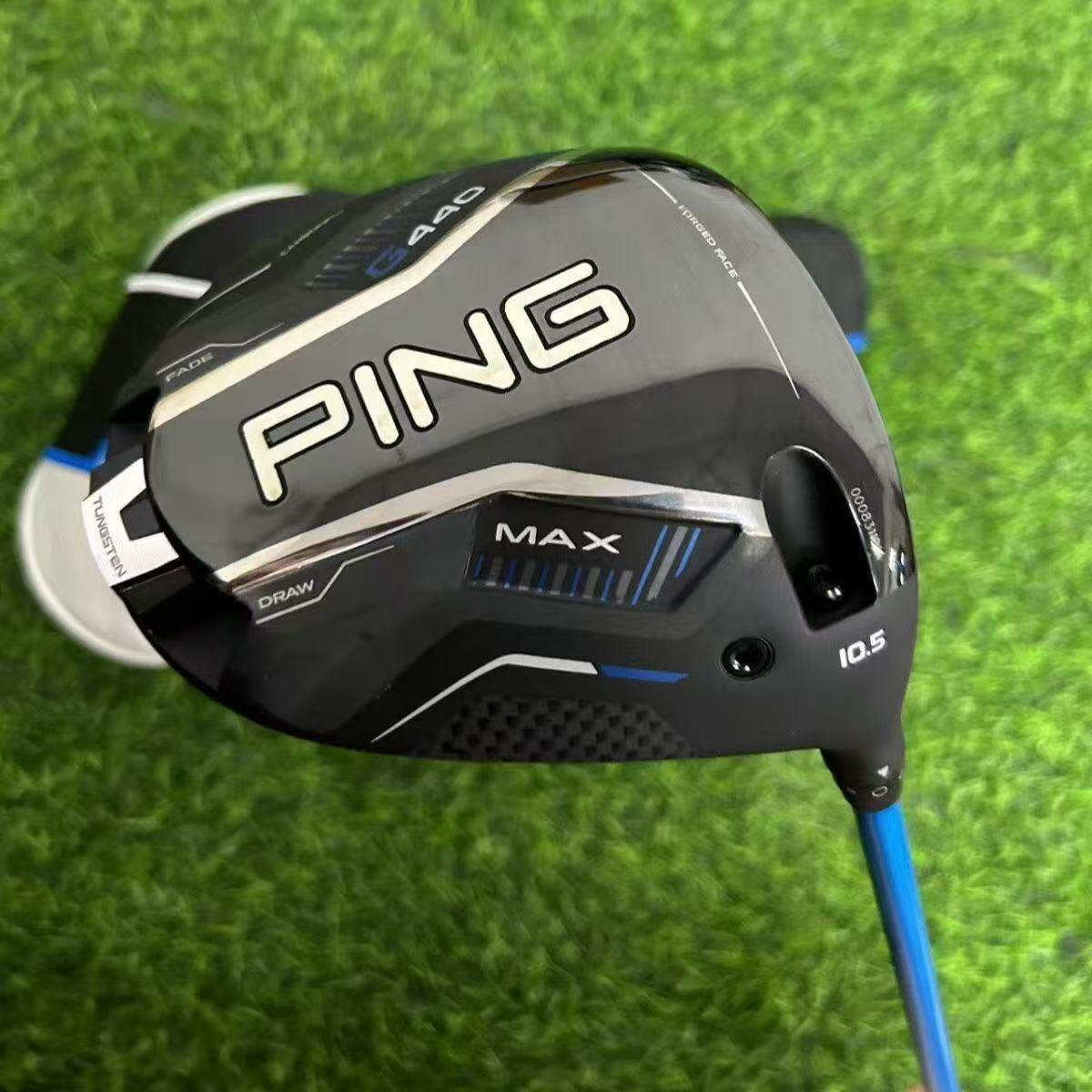 ゴルフG440 MAXドライバー、カーボンファイバーシャフト、新スタイル、メンズドライバー、キャップカバー付き。