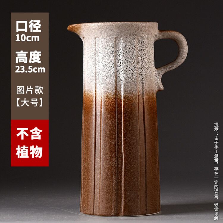 Style 11Fleshy flowerpot ceramics Special clearance Simplicity Coarse pottery ventilation indoor Large caliber Carnivorous plant originality Flowerpot