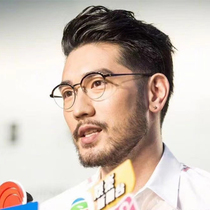 Danish simple style new Linde round frame super light screw-free solder spot glasses frame mens leisure 9825