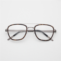 New lind Linbo big frame glasses ultra-light no screws no solder joints comfortable not clip face Nordic simple 9708