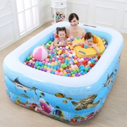 Ai Gao gấp trẻ em inflatable hồ bơi của nhà hồ bơi bé tắm đồ chơi trẻ em lớn trong nhà dày chèo thuyền