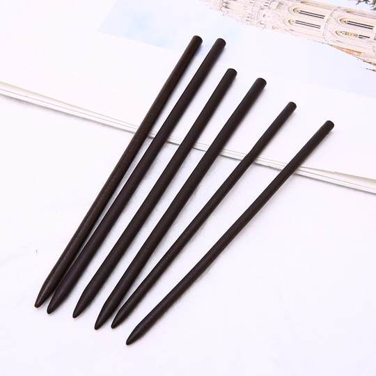 木制木簪棍  diy手工制作古风简约古典头饰发饰饰品材料簪杆棍