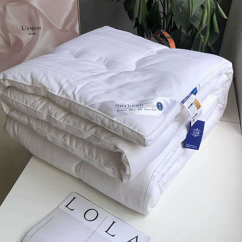 60 long suede cotton pure cotton jacquard soybean fiber quilt 200x230 thickened winter quilted by single double spring and autumn quilt core