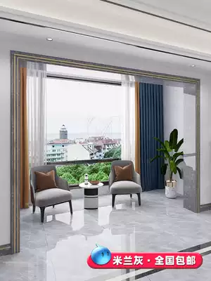 Marble door cover bag edge balcony passageway window cover windowsill Aluminum alloy door frame Background wall decoration Aluminum alloy artificial stone