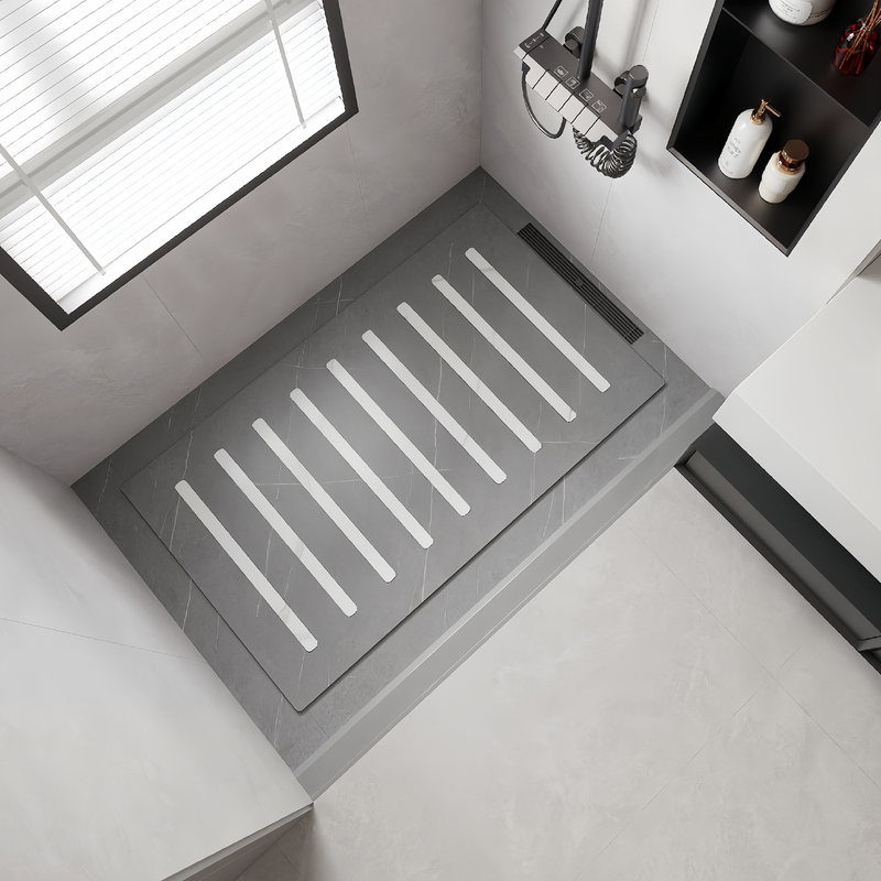 Thickened 15mm Sunken Shower Room Stone Shower Panel Bathroom Non-Slip Floor Stone Bathroom Footboard