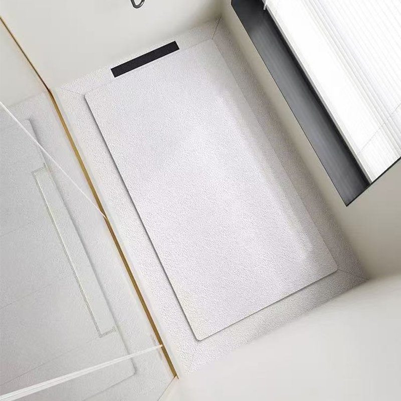 Bathroom Slate Shower Panel, Recessed Shower Room Floor Stone, Bathroom Non-Slip Stone, Fire-Polished Base Footing Stone