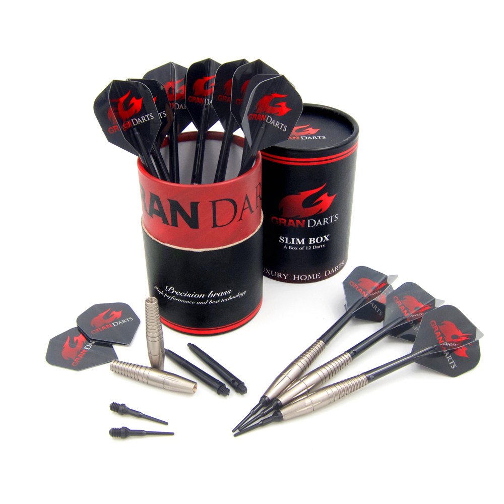 (Japanese GRAN) TUNGSTEN STEEL COLOR BRASS DART 12 MOUNT HOME DARTS