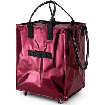 Domestic swiss hulken haoken bag thickened shopping cart grocery bag folding duffel bag large capacity storage bag