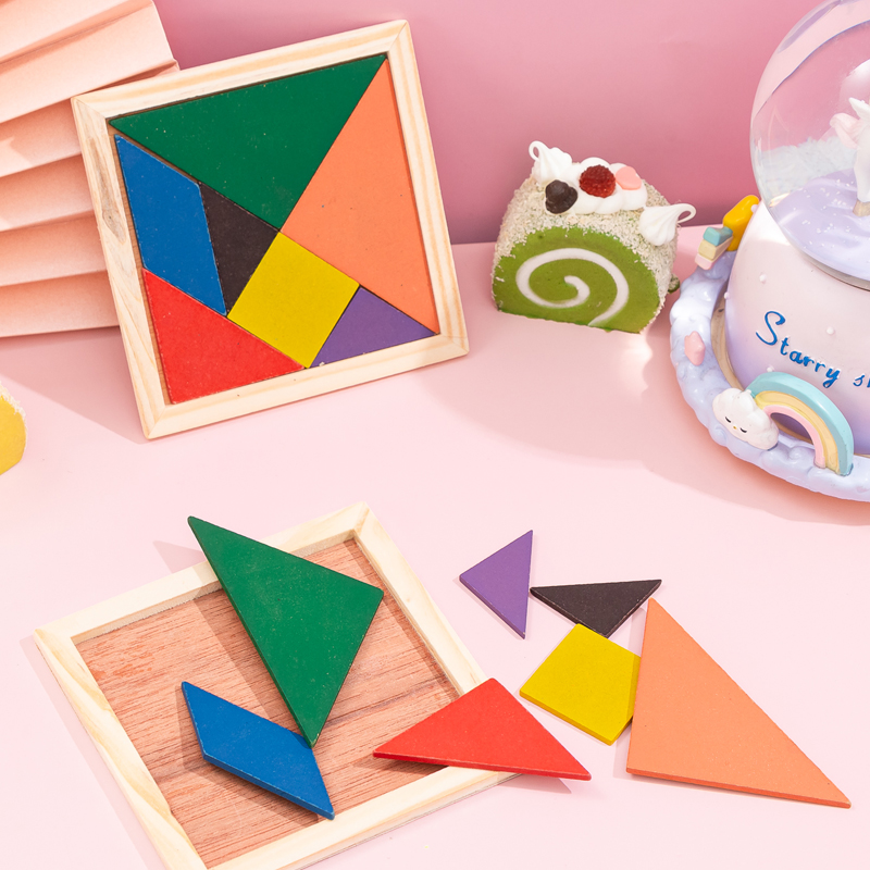 Children's Day jigsaw puzzle puzzle toy three-dimensional shape building block puzzle primary school students first grade