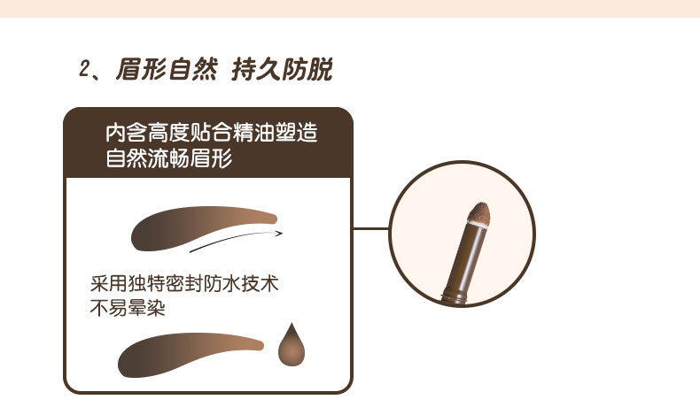 Nhật Bản Shana sana tự nhiên lâu trôi không thấm nước và chống mồ hôi không sử dụng bút chì kẻ mắt kép dễ sử dụng màu chính hãng - Bút chì lông mày / Bột / Stick chì kẻ mày black rouge