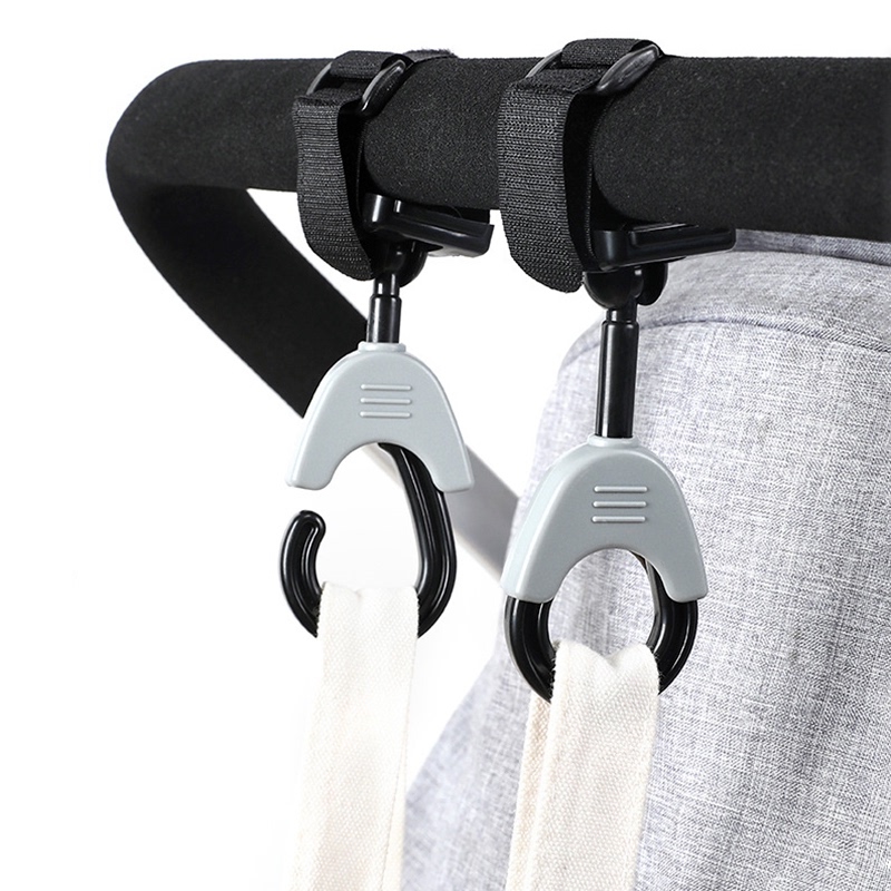 Japanese Baby Stroller Magic Tape Swivel Hook Baby Stroller Hook Household Crossbar Round Rod S-Shaped Buckle Hook