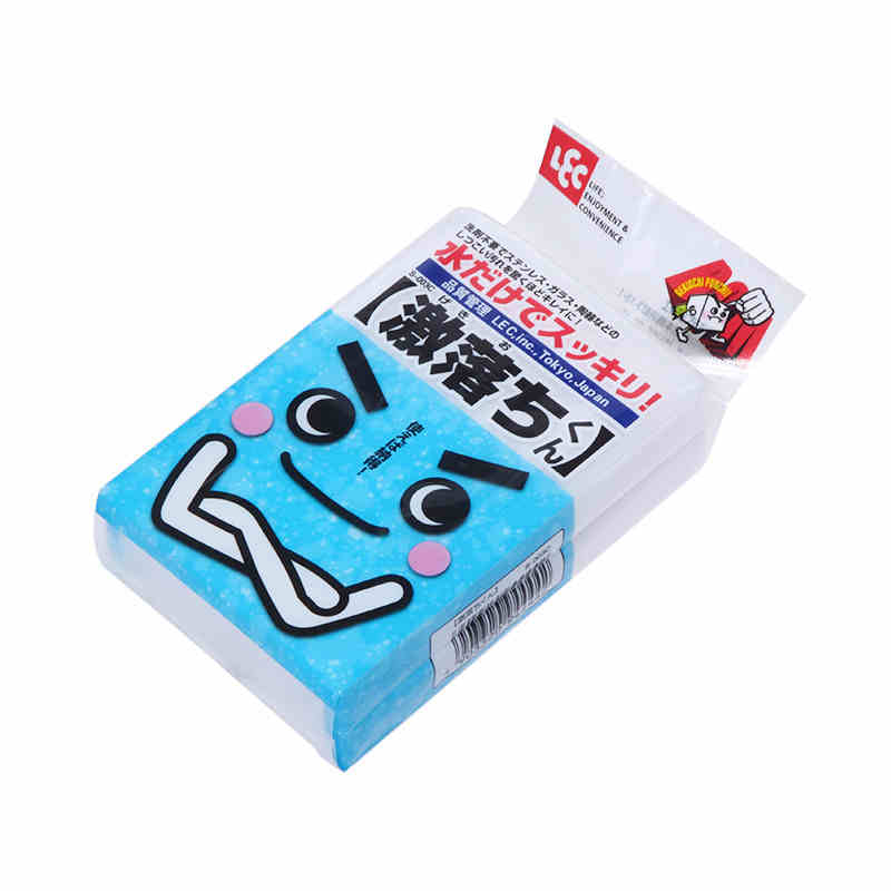 Japan's LEC nano-cleaning sponge shock drop free detergent kitchen dishwashing wipe vibrato with the same item in stock