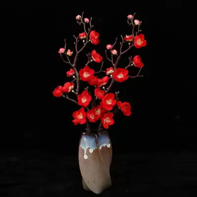 Simulation flower plum blossom living room home decoration table flower decoration flower tea table flower art eternal flower decoration