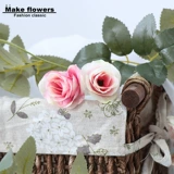 Реалистичные пластиковые декоративные цветы, декор для балкона