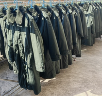 Winter cotton coat cold area labor protection cold protection long style security mid-length removable windproof cotton-padded jacket