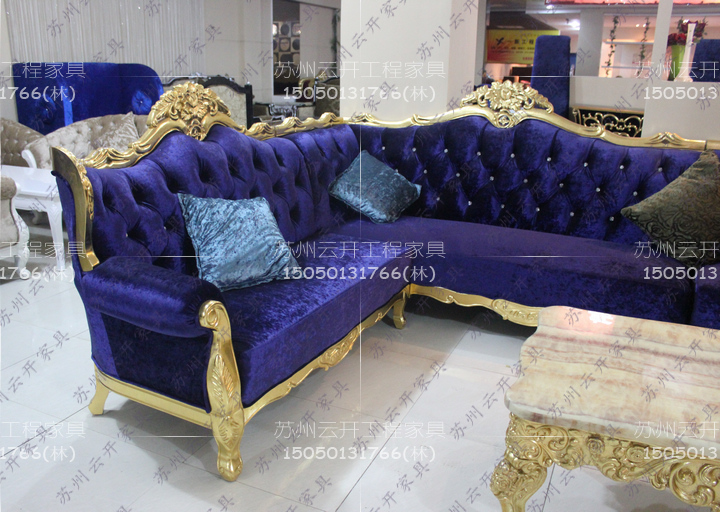 Hotel Sofa KTV Sofa Bag Room Sofa Ostyle Sofa Gold And Silver Platinum Sofa New Vintage Sofa
