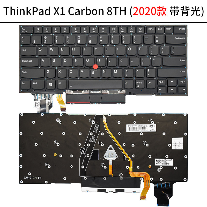 X1 carbon 8TH/Gen8 2020 model with backlight