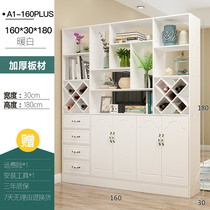 Modern Chinese hall cabinet Rice double-sided screen partition Living room shoe cabinet One meter wine cabinet Entrance hall cabinet