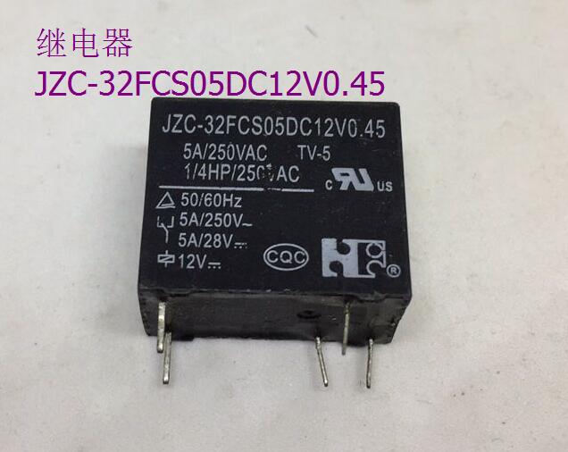 JZC-32F 012-HS 12VDC New Original 4-foot 5A frequently open relay