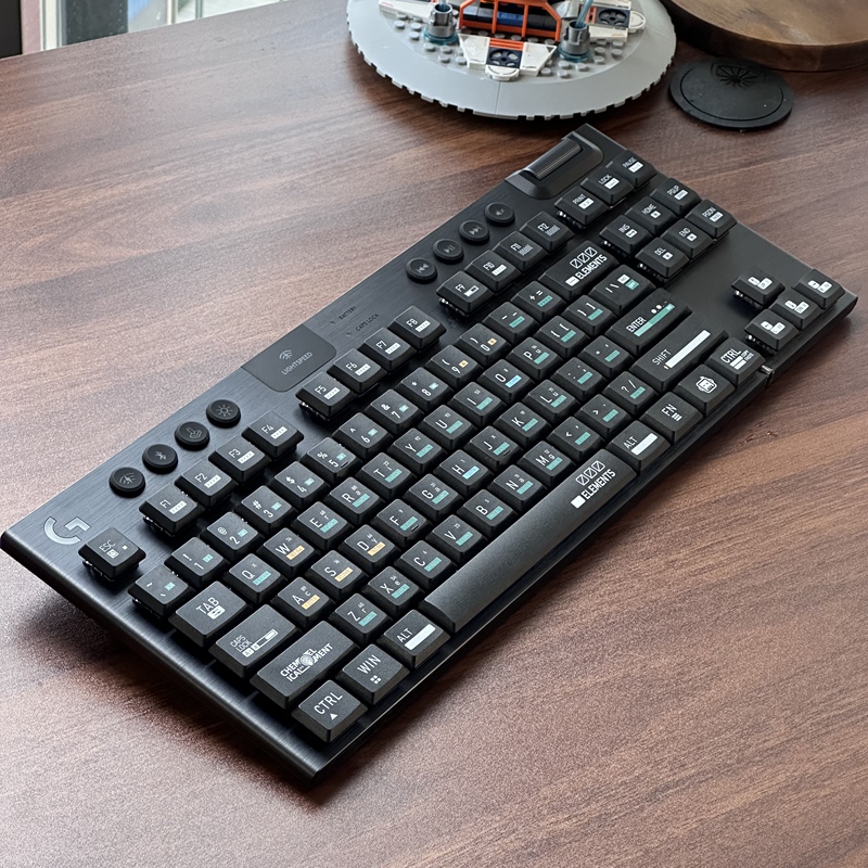 Pbt Material G915X/G515 Mechanical Keyboard Keycaps Wired USB Gaming E-Sports Black Office Low-Profile Keycaps