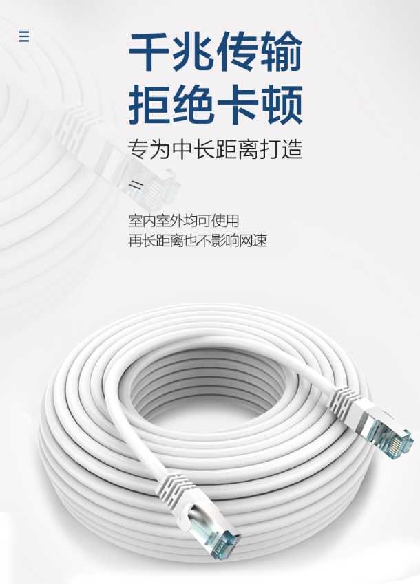Home one thousand trillion Network routes Wiring Gods five categories 6 Type of computer connecting line Interfaces Router Broadband Line 10 20