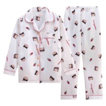 Sitting Moon Clothes clothes for pregnant women Sleeping Clothes for Breastfeeding Clothes Postpartum Suckling Pure Cotton 2021 Autumn Winter New Home Clothes