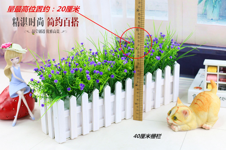 Nhà máy mô phỏng chậu giả trang trí nhỏ trưng bày cây xanh bonsai cây nhựa trang trí nội thất phòng ngủ hoa phòng khách - Hoa nhân tạo / Cây / Trái cây giả hạc