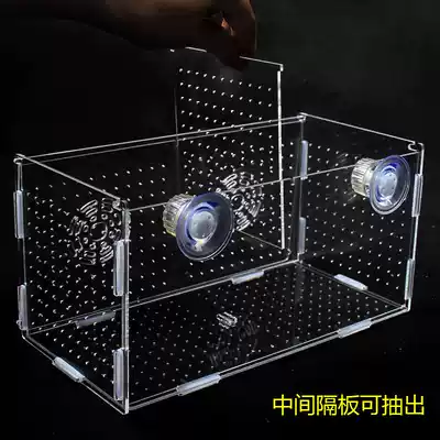 Fish tank adhesive hook fish fry Aquarium Sea fish tank isolation box turtle custom acrylic fish mesh partition breeding