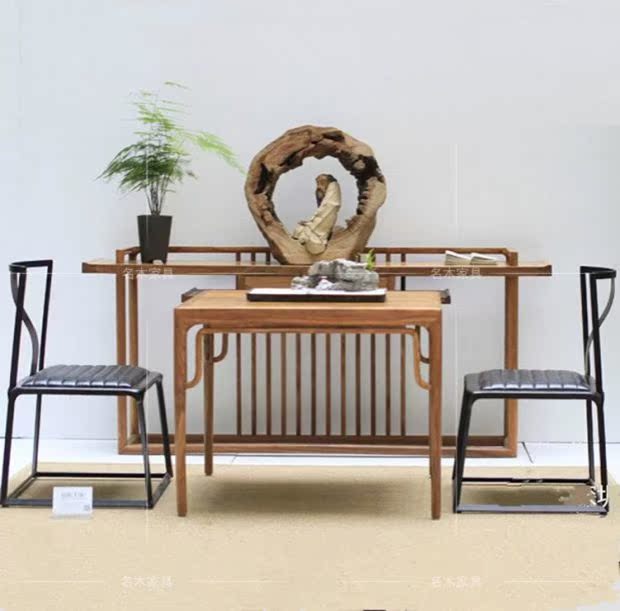 Elm gỗ trường hợp Zen gỗ rắn cho bàn một số bàn hiên hiện đại Mới Trung Quốc đồ nội thất cổ bàn trang trí bàn - Bàn / Bàn bàn cafe gỗ