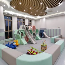 Internet celebrity 4S store early education kindergarten play area ocean ball sand pool soft enclosure childrens soft fence bench