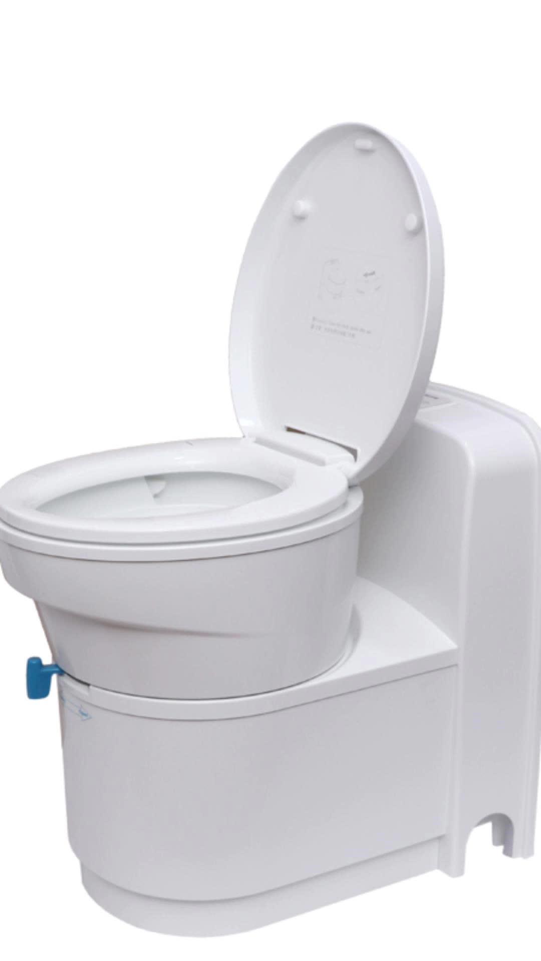 Electrical Camper Rv Toilet Bowl Is Made Of Lightweight Pp Material For