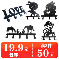 19 9 yuan-activity clearance original hook full of 3 pieces 50 yuan wrought iron interior decoration clothes hook