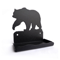 G003 Bear business card holder original design animal wrought iron decoration creative desktop storage ornaments