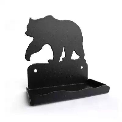 G003 bear business card holder original design animal iron decoration creative desktop storage ornaments