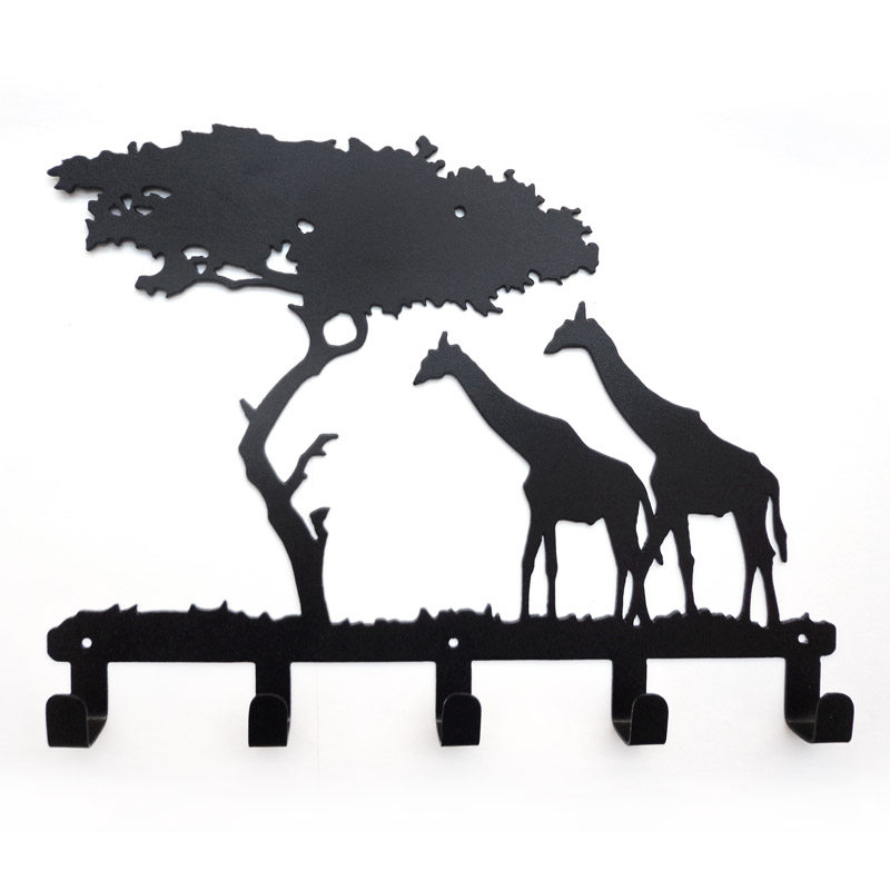 B050 long neck deer original animal decoration hooks iron art clothes hat hanging field clothes hanging