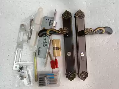 Aluminum garden door handle lock iron garden door handle lock body lock cylinder lock lock a set of price