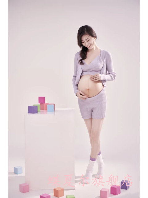 New photo studio maternity theme photo clothes cute expectant mother photo fashion knitted maternity photo suit