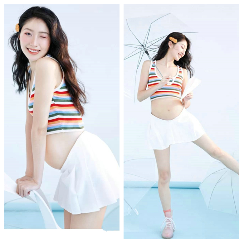 Pregnant women Photo clothing beautiful fashion sexy pregnant mommy photo photo clothes hipster photo studio pregnant women photography clothing