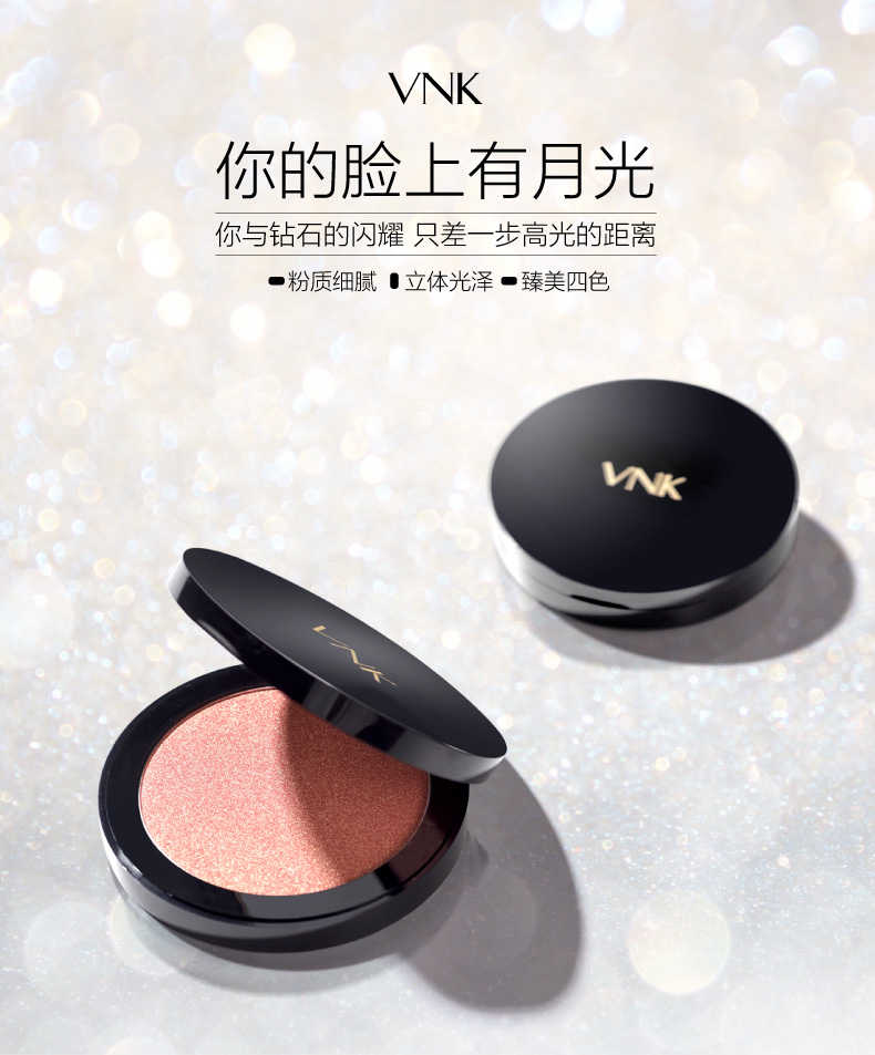 Vnk nổi bật phấn phủ lâu trôi kiểm soát dầu che khuyết điểm chống thấm nước kỵ nước độ bóng cao tạo khối nyx