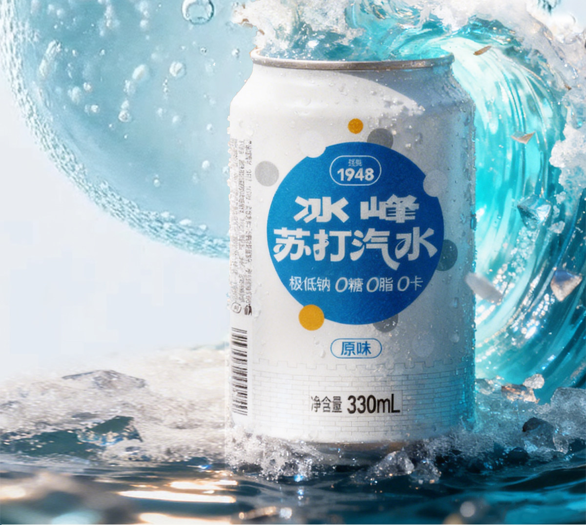 安享好物 安享S级碳酸饮料-冰峰苏打汽水 国标 